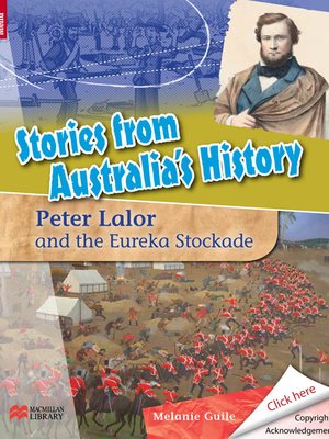 cover image of Peter Lalor and the Eureka Stockade